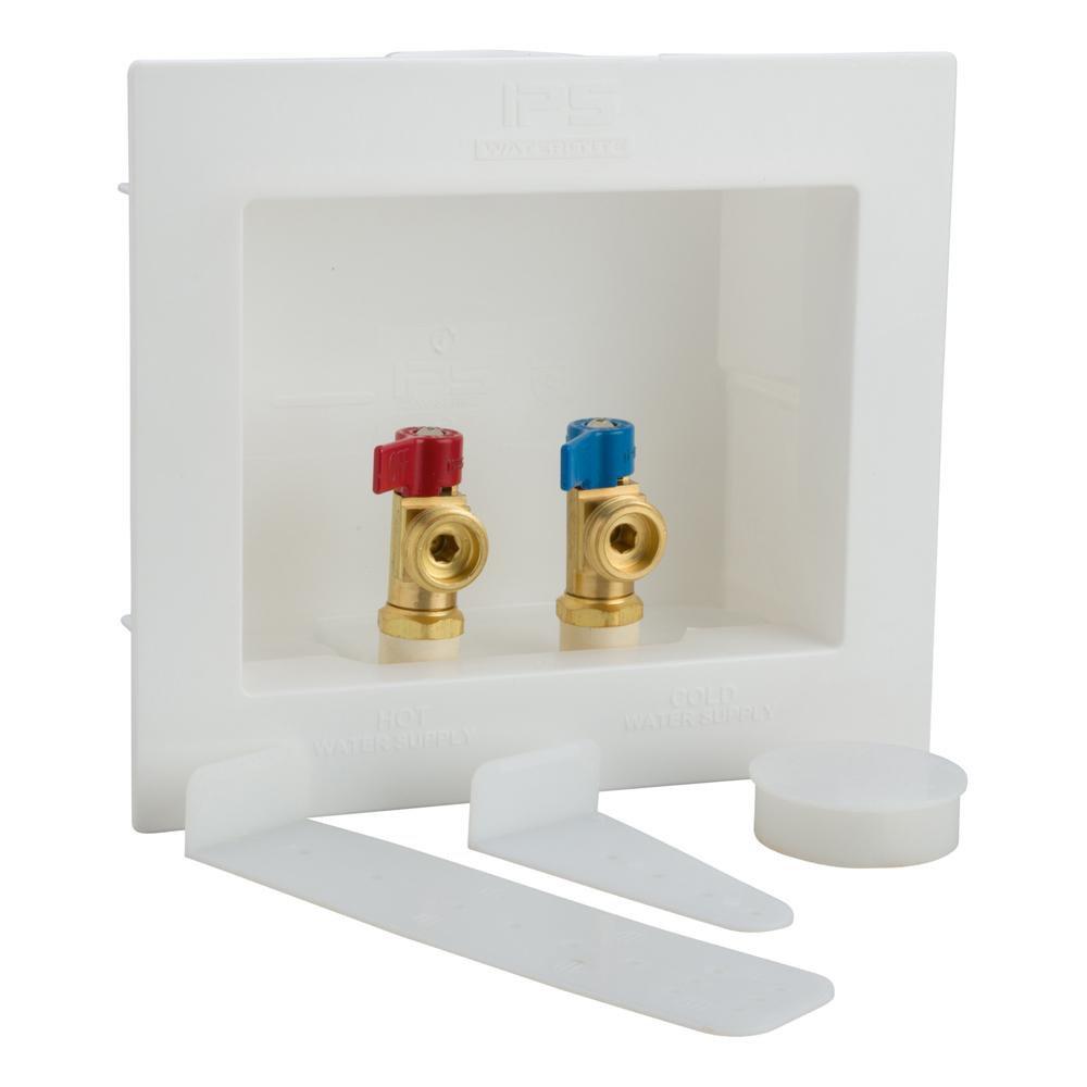 Water-Tite White 10-3/16 in x 8-13/16 in x 3-3/8 in Washing Machine Supply Box 