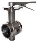 Gruvlok Stainless Steel Grooved EPDM 10 Position Locking Lever Handle Butterfly Valve 