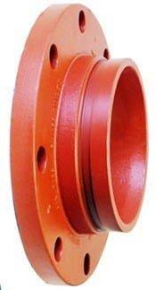 Gruvlok Flanged x Grooved Domestic Hot Dipped Zinc Galvanized Ductile Iron Adapter 