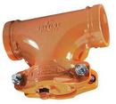 Gruvlok Tee Ductile Iron Grooved 6 Mesh Valve Strainer 