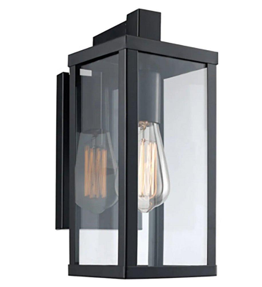 Trans Globe Lighting Black 60W 1-Light 12-1/2 in. Outdoor Wall Sconce 