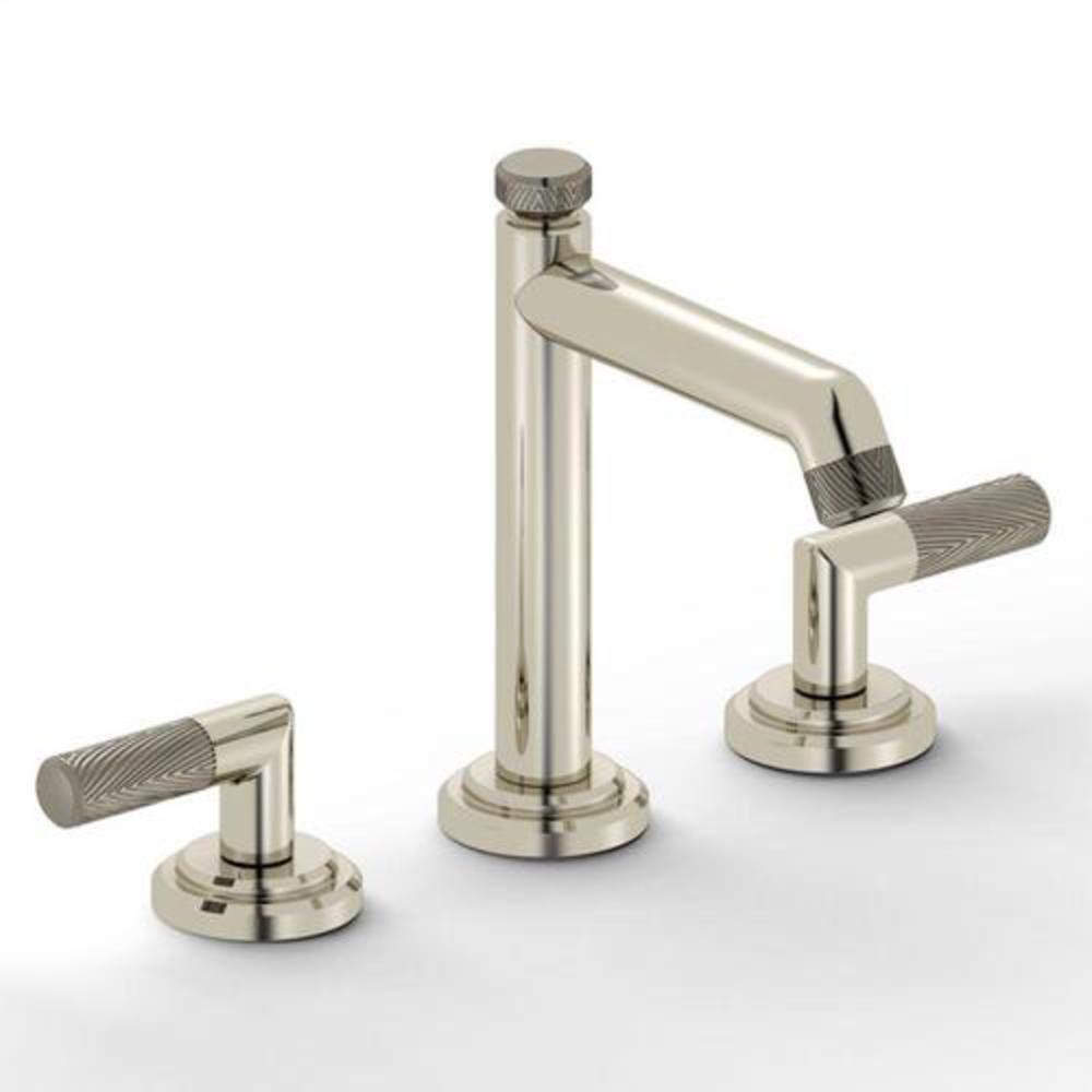 Kallista Polished Nickel Two Handle Widespread Bathroom Sink Faucet 