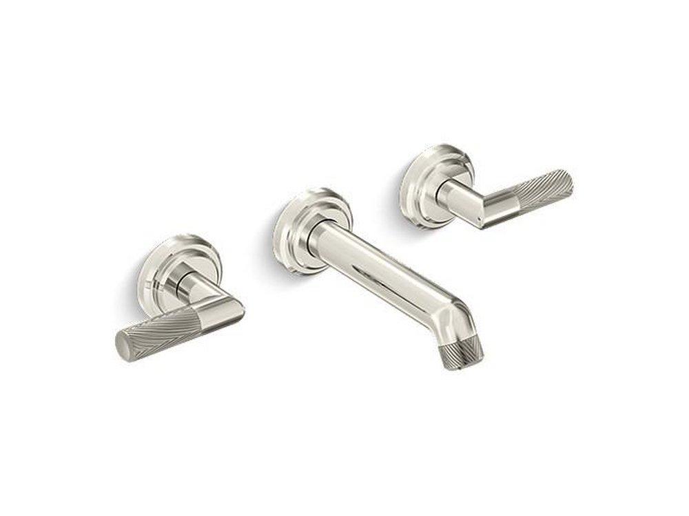 Kallista Two Handle Wall Mount Widespread Bathroom Sink Faucet in ...
