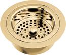 Brizo Polished Gold 4-1/2 in. Basket Strainer 