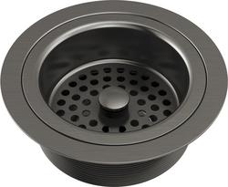 Brass Flange and Strainer in Luxe Steel