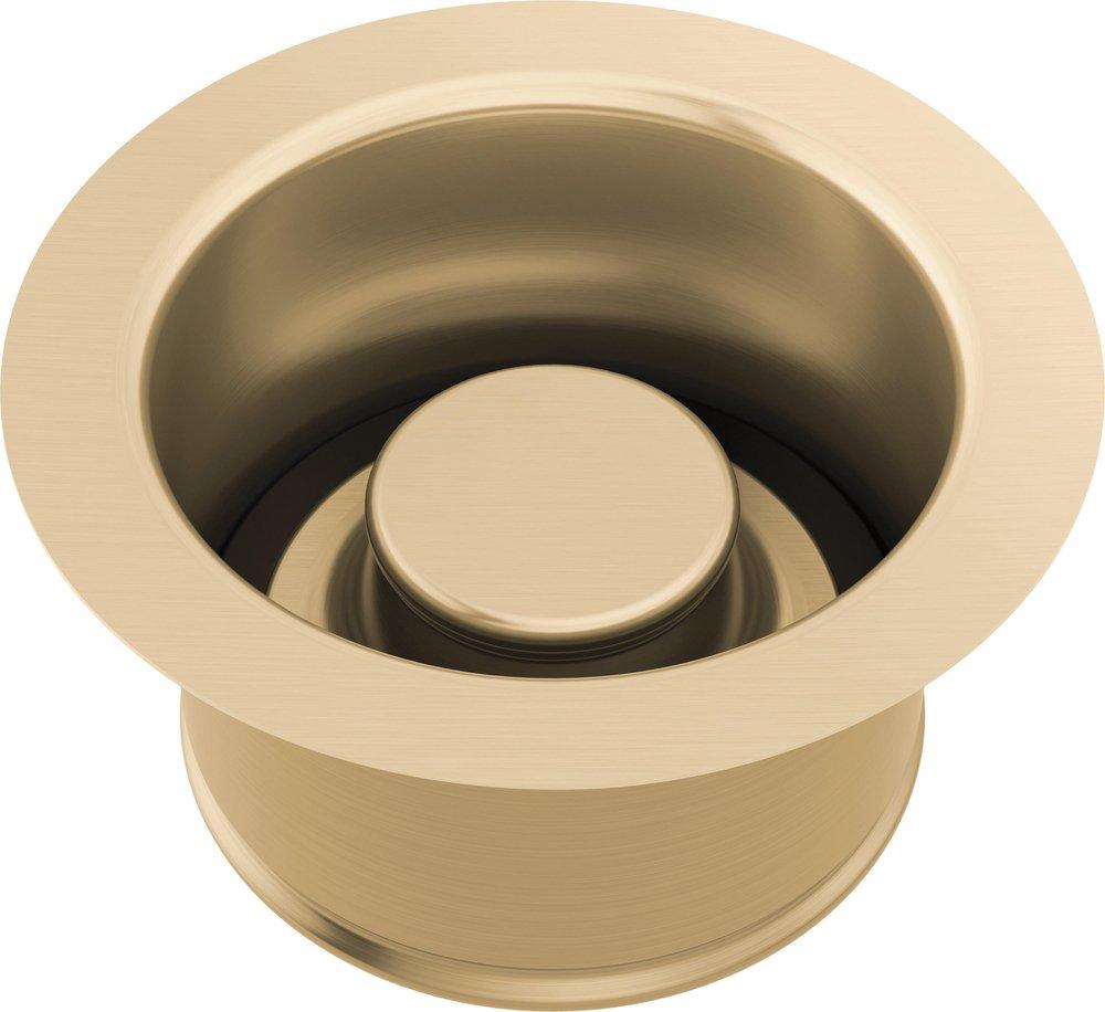 Brizo Luxe Gold 2-7/16 x 4-1/2 in. Brass Disposer Flange and Stopper 