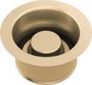 2-7/16 x 4-1/2 in. Brass Disposer Flange and Stopper in Luxe Gold