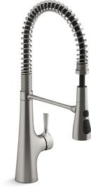 KOHLER Vibrant&reg; Stainless Single Handle Pull Down Kitchen Faucet 