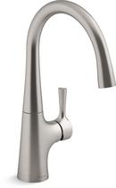 KOHLER Vibrant Stainless Single Handle Lever Bar Faucet 