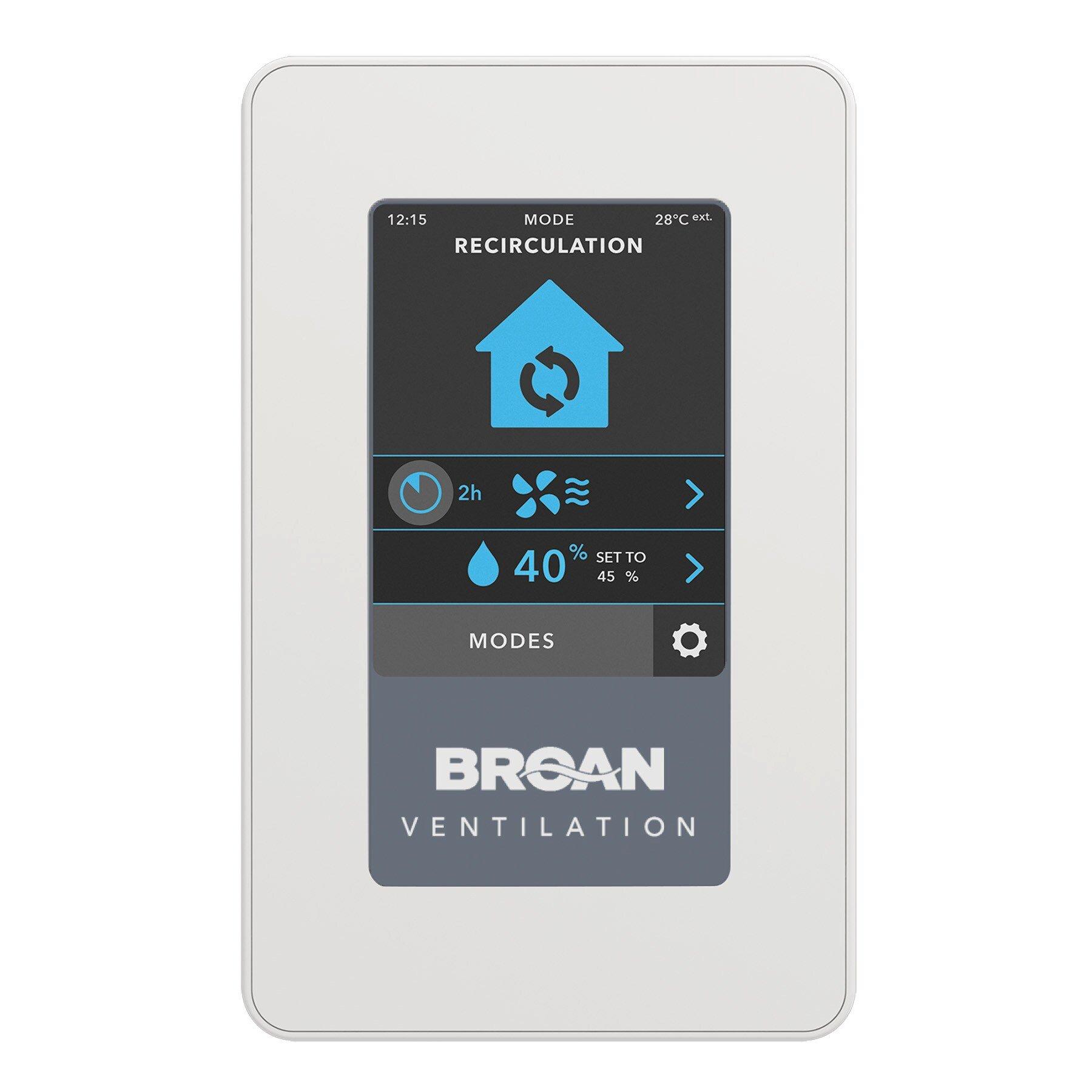 Broan-NuTone White Wall Control 