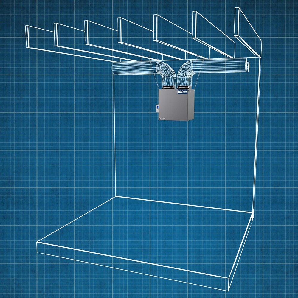 Broan-NuTone Heat Recovery Ventilation (HRV) 21-1/2 in. 