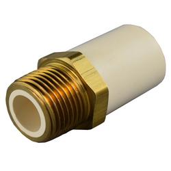 1/2 in. CTS CPVC x MPT Brass Adapter