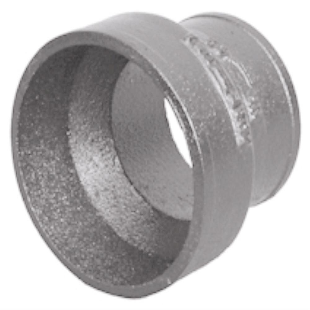 Grey No Hub Black Cast Iron Short Reducer 