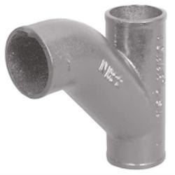 3 in. No Hub EC Cast Iron Combo Long Turn Tee Wye