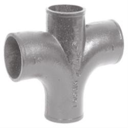 3 x 3 x 2 x 2 in. Spigot Domestic Cast Iron Reducing Sanitary Cross