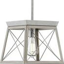 100W 1-Light Medium E-26 Incandescent Pendant Light in Galvanized