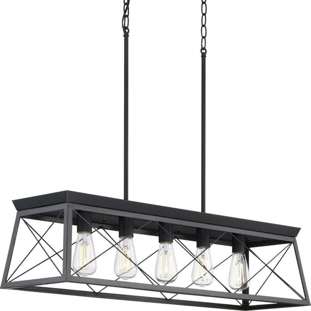 *CVR* 5-LIGHT LINEAR CHANDELIER 