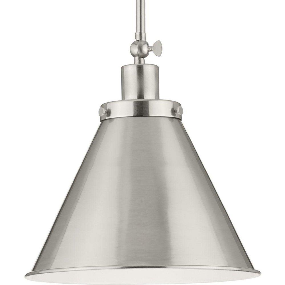 *CVR* 1-LIGHT BRUSHED NICKEL INDUST 