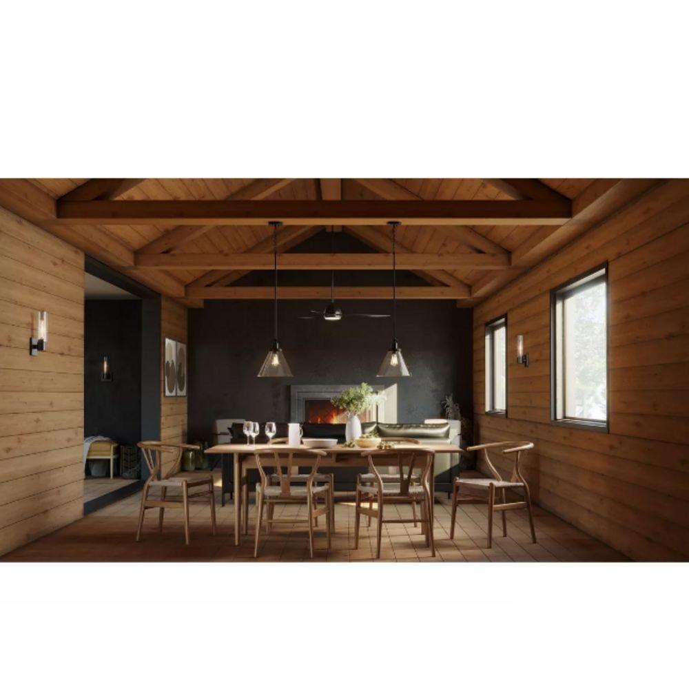 Progress Lighting Matte Black 100W 1-Light Medium E-26 Incandescent Pendant Light 