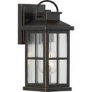 Progress Lighting Antique Bronze 1-Light 60W 12 in. Outdoor Wall Sconce 