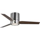 44 in. 3-Blade Indoor Hugger Ceiling Fan in Brushed Nickel