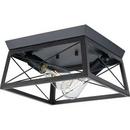 *CVR* 2-LIGHT CERUSE BLACK FARMHOUS