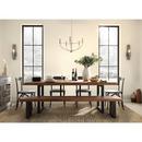 *CVR* 5-LIGHT BRUSHED NICKEL FARMHO 