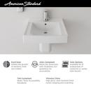 American Standard White Wall Mount Bathroom Sink 