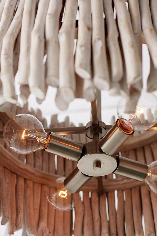 Capital Lighting Brushed Pewter 100W 4-Light Medium E-26 Incandescent Pendant Light 