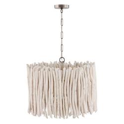 100W 4-Light Medium E-26 Incandescent Brushed Pewter Pendant Light