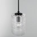 Capital Lighting Matte Black 100W 1-Light Medium E-26 Pendant 