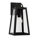Capital Lighting Black 100W 1-Light 16 in. Outdoor Wall Sconce 