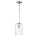 Capital Lighting Aged Brass 100W 1-Light Medium E-26 Incandescent Pendant 