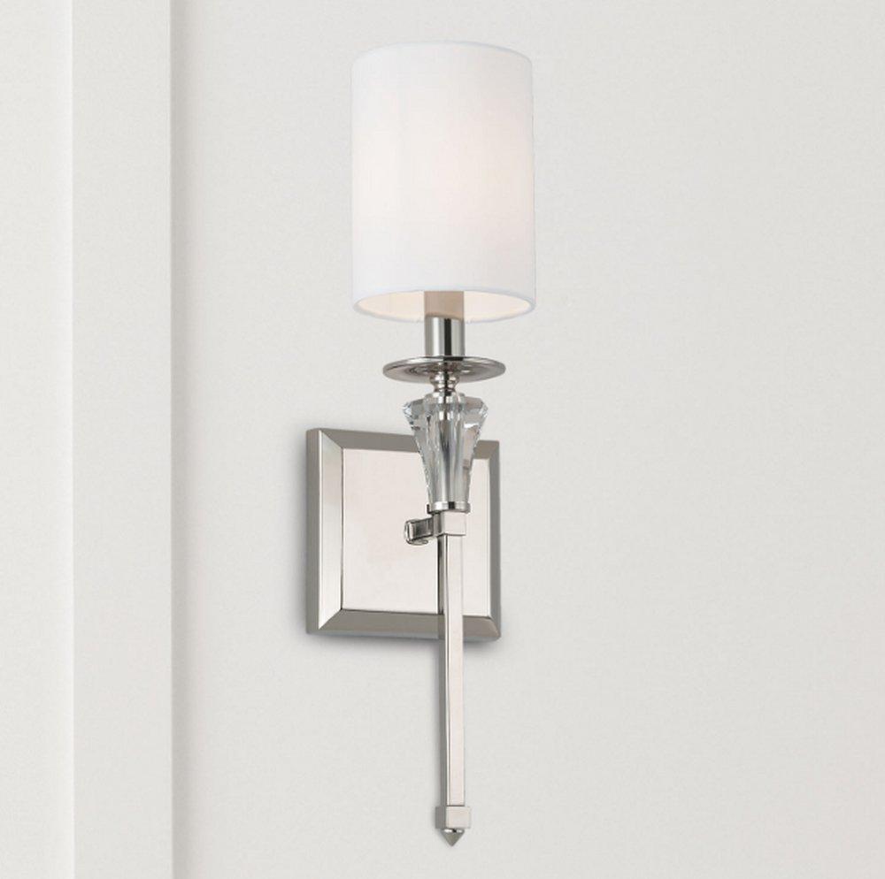 Capital Lighting Polished Nickel 60W 1-Light 19-1/2 in. Wall Sconce 