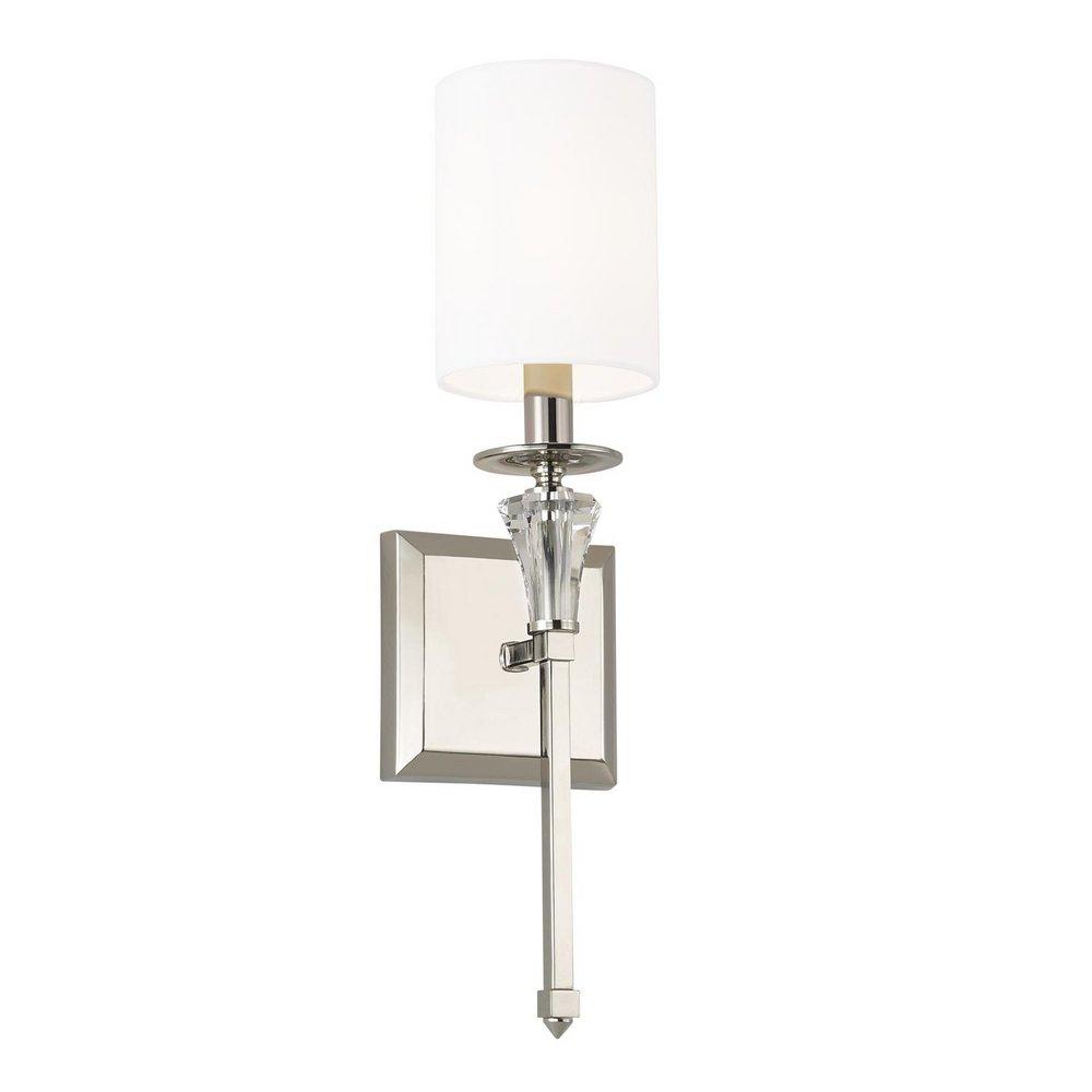 Capital Lighting Polished Nickel 60W 1-Light 19-1/2 in. Wall Sconce 