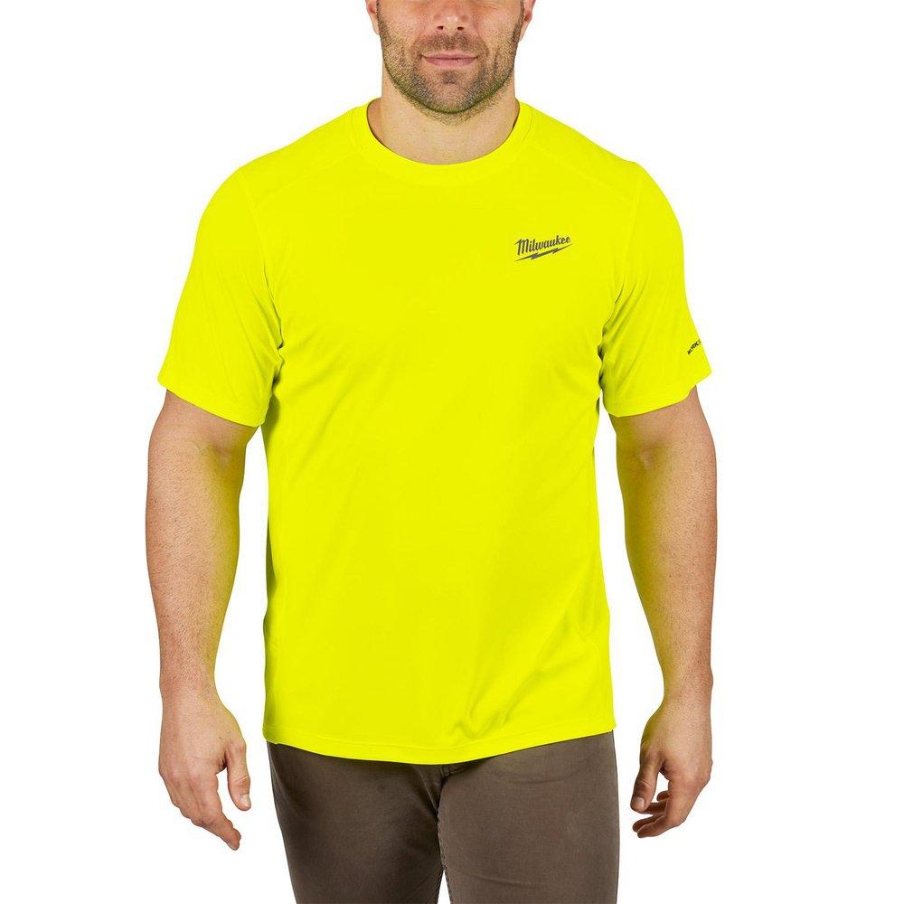 WORKSKIN LW SHORT SLV HI VIS XL 