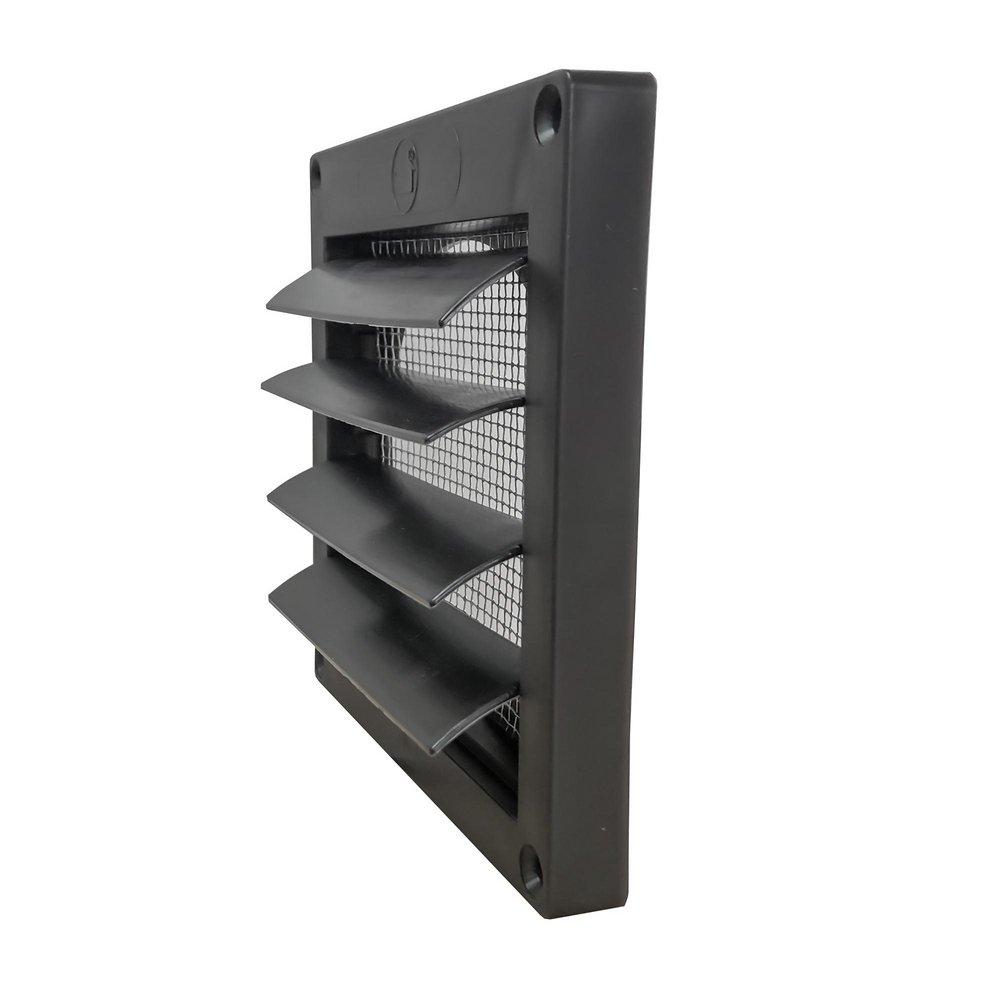 Builder's Best Brown Brown Louvered Hood 