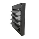 Builder's Best Brown Brown Louvered Hood 