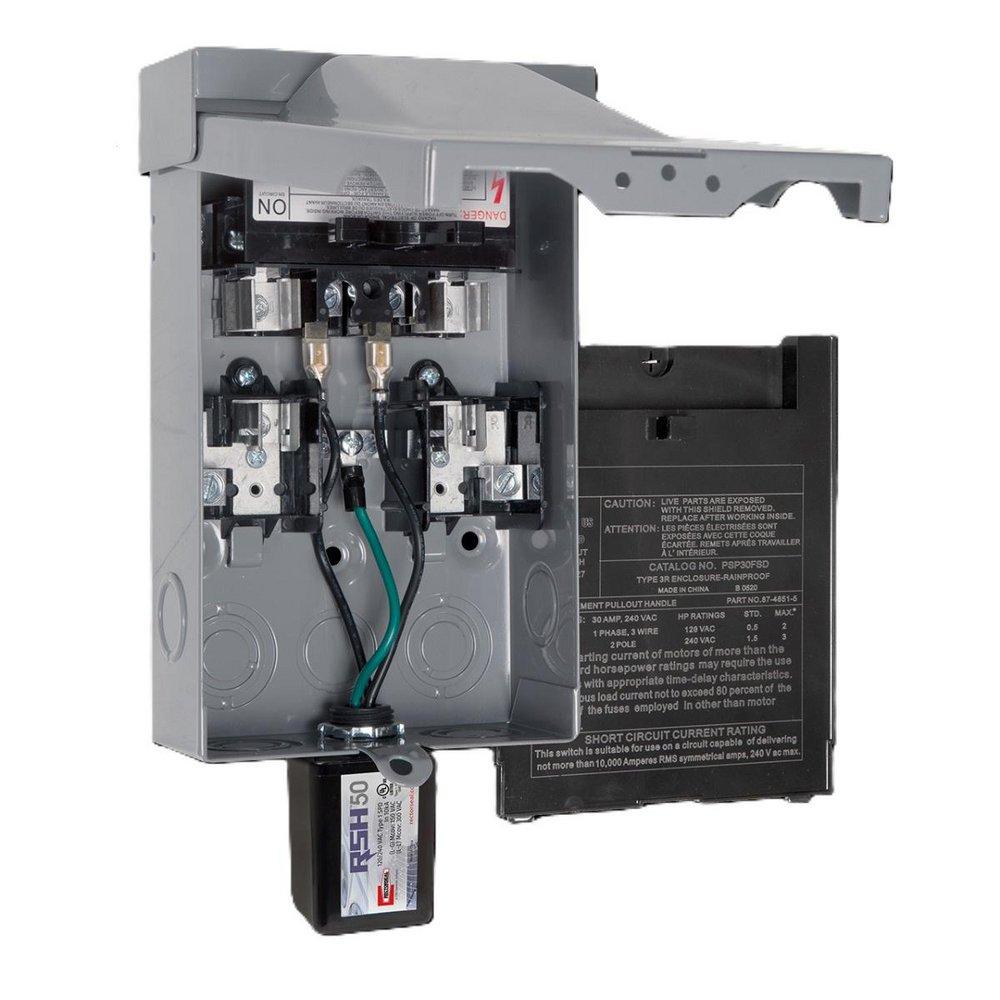 30 Amp Fused Disconnect Box with RSH-50 