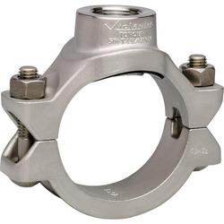 1-1/2 in. FNPT Hot Dip Galvanized Ductile Iron and Stainless Steel Tee