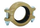Gruvlok Copper Clamp x Gasket Rust Inhibiting Painted Ductile Iron and Zinc Plated Adapter 