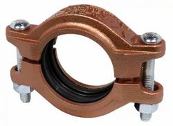 6 in. Rust Inhibiting Painted Grooved Ductile Iron Coupling