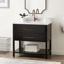 Signature Hardware Black 36 in. Floor Mount Vanity 