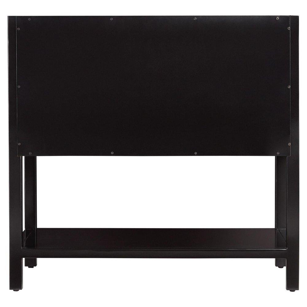 Signature Hardware Black 36 in. Floor Mount Vanity 