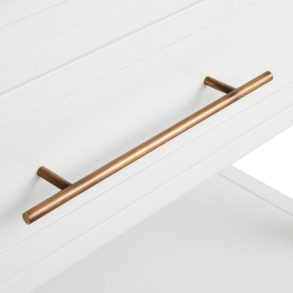 Signature Hardware Bright White 36 in. Floor Mount Vanity 