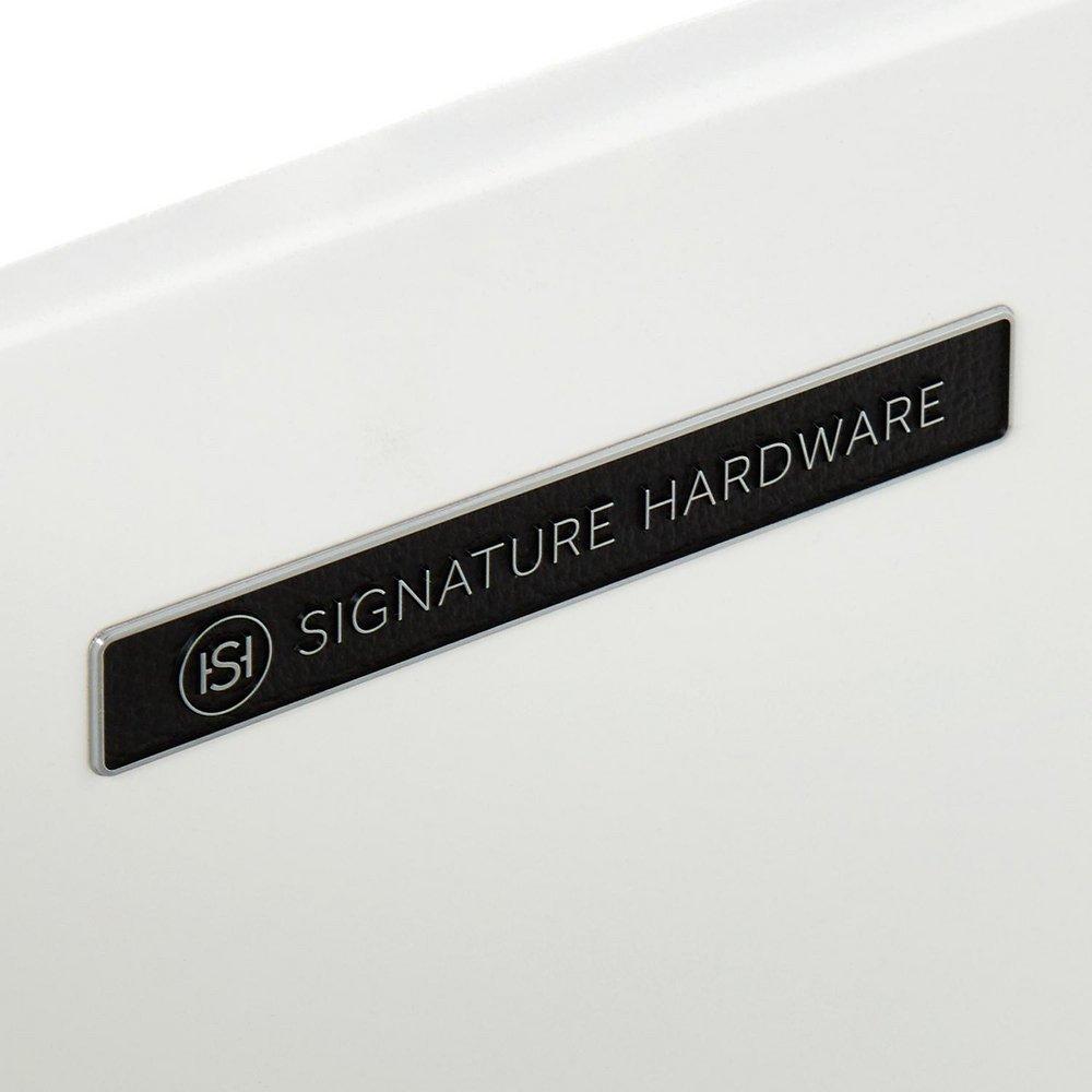 Signature Hardware Bright White 36 in. Floor Mount Vanity 