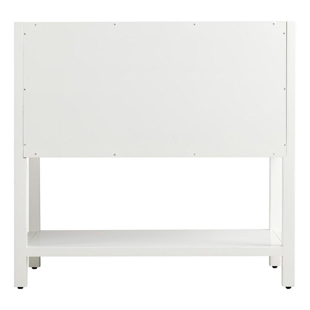 Signature Hardware Bright White 36 in. Floor Mount Vanity 