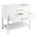Signature Hardware Bright White 36 in. Floor Mount Vanity 