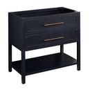 Signature Hardware Midnight Navy Blue 36 in. Floor Mount Vanity 