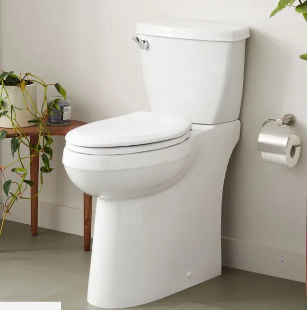 Signature Hardware White 1.28 gpf Elongated Toilet Bowl 